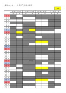 ３月のサムネイル