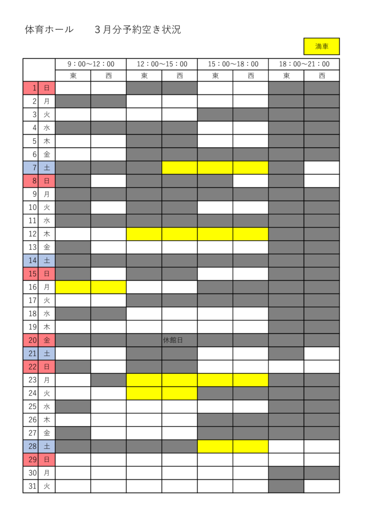 3月のサムネイル